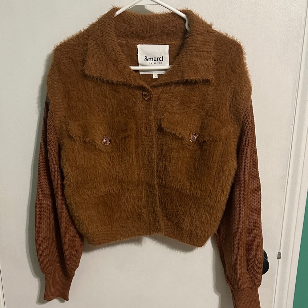 &merci Women's Brown Sweater womens size small